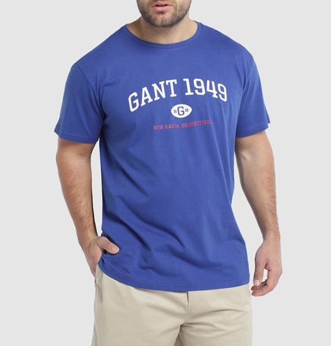 GANT חולצה טישרט כחולה "1949"