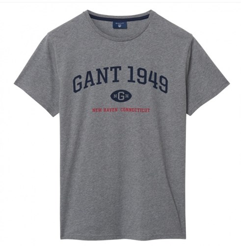 GANT חולצה טישרט אפורה "1949"