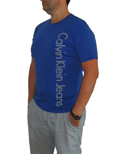CK Calvin Klein חולצה טישרט כחולה