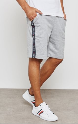 Tommy Hilfiger מכנס קצר Jogger באפור UM0UM00707