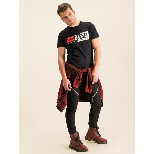 Diesel חולצה טישרט קצרה Diego Cuty 00SDP1 בשחור