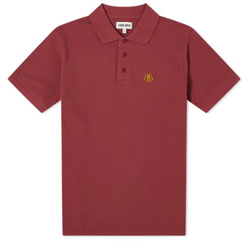 KENZO חולצה פולו בבורדו Regular Fit FA65PO0014PU