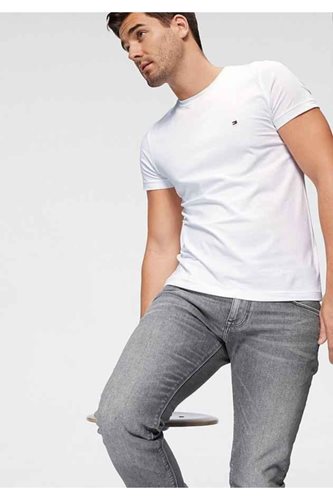 Tommy Hilfiger חולצה טי בייסיק Essential בלבן 7849808