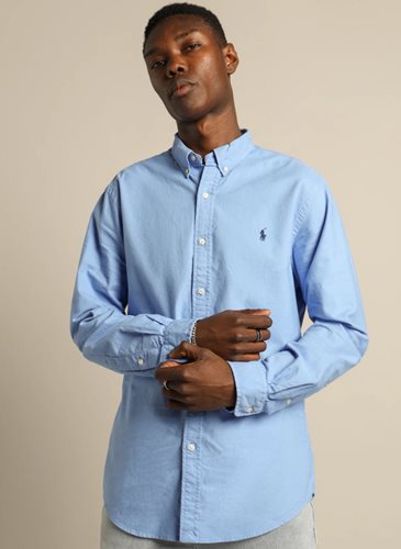 Polo Ralph Lauren חולצה Oxford מכופתרת בתכלת Slim Fit