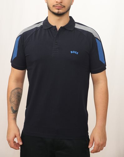 HUGO BOSS חולצה פולו Paule Naps בכחול כהה 50473173