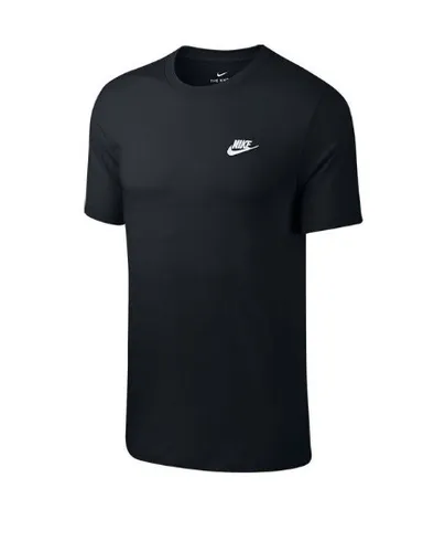 NIKE חולצה טישרט בשחור Sportswear Club 827021