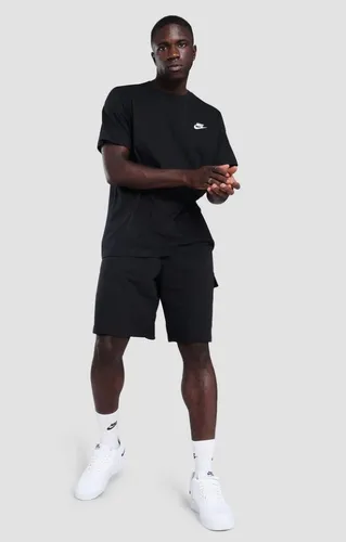 NIKE חולצה טישרט בשחור Sportswear Club 827021