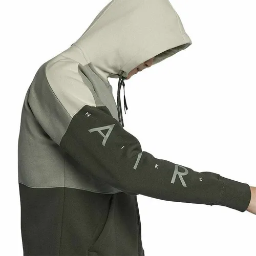 NIKE AIR Fleece חליפה פליז Skinny Fit בירוק/פיסטוק