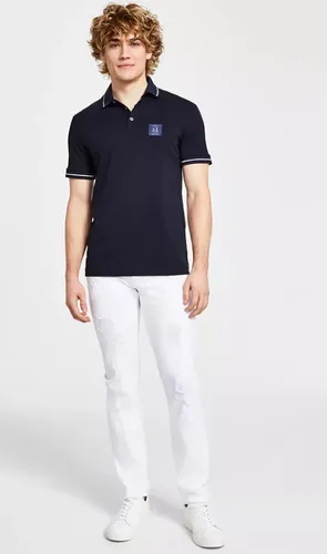 A|X Armani Exchange חולצה פולו בכחול כהה