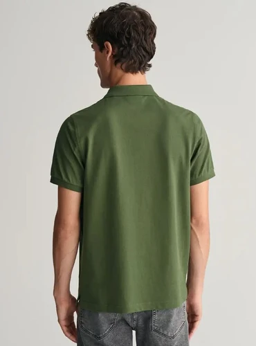 GANT חולצה פולו Regular Fit Piqué בירוק 2210