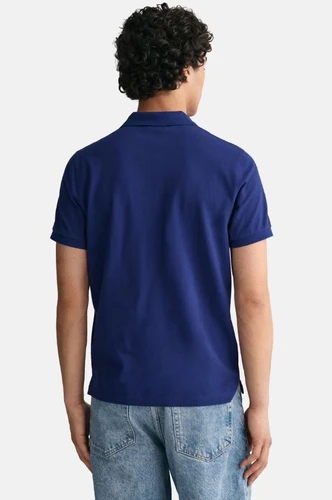 GANT חולצה פולו Regular Fit Piqué בכחול 2210