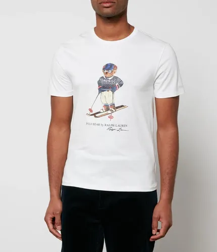 Polo Ralph Lauren חולצה טישרט קצרה Teddy Bear בלבן
