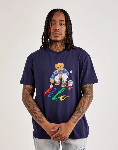 Polo Ralph Lauren חולצה טישרט קצרה Teddy Bear בכחול כהה